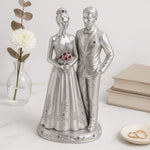 Silver Couple Wedding Figurine