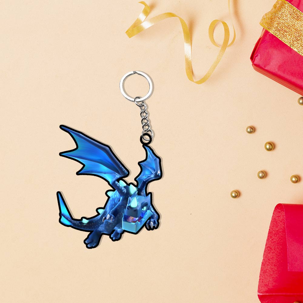 Clash Royale Emotes Keychain | Love Craft Gifts