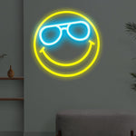 Smiley Emoji Neon Sign Light