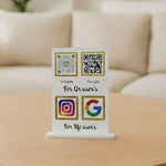 Custom QR Code & NFC Tap Board for Shops