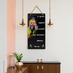 Premanand Maharaj Wall Hanging – 9x18" frame