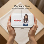 White Customized Jewellery Travel Case – 16×11×5 cm