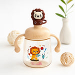 Personalized Baby Sipper Cup with Lion Design – 250ml with Handles | Love Craft Gifts