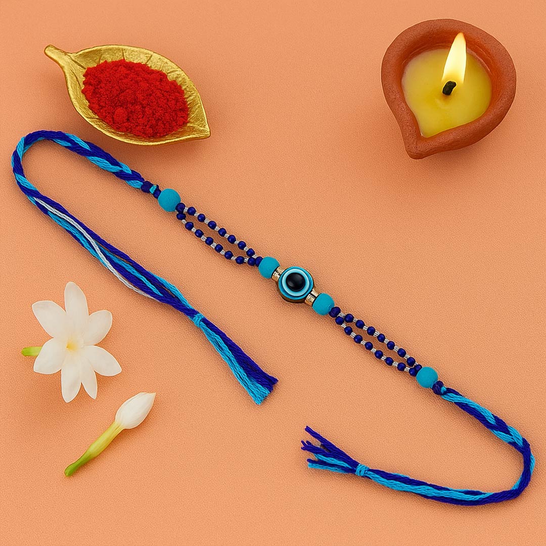 Couple & Evil Eye Rakhi for Raksha Bandhan