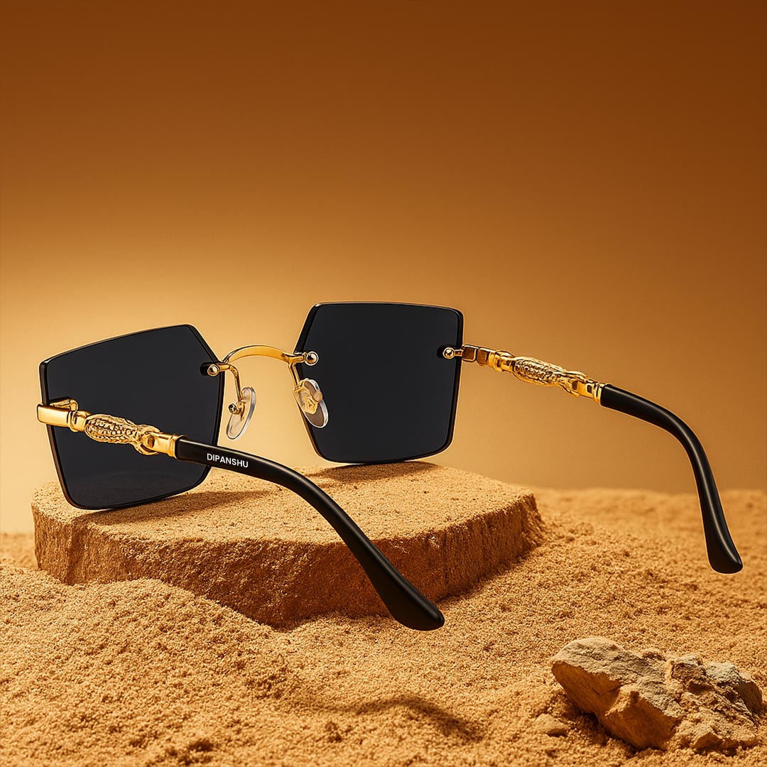 Personalized Luxury Rimless Sunglasses