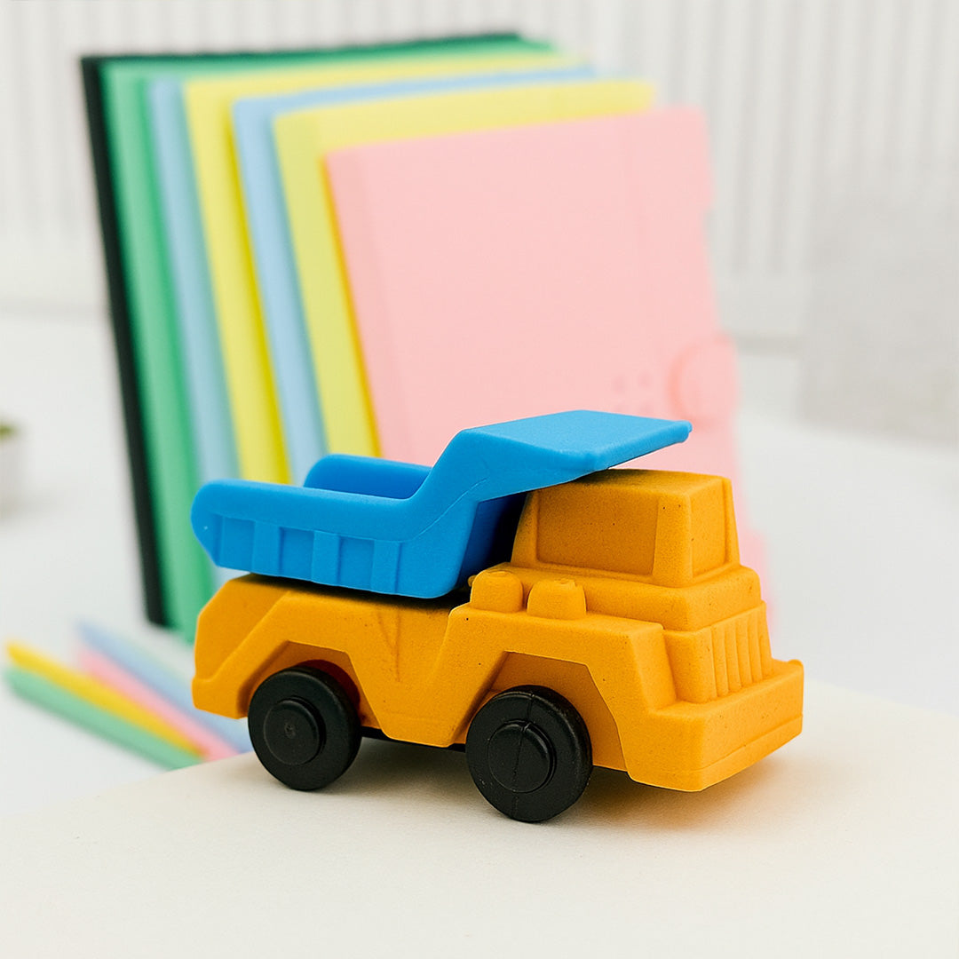 Personalized Construction Truck Pencil Gift Set | Custom Name | Love Craft Gifts