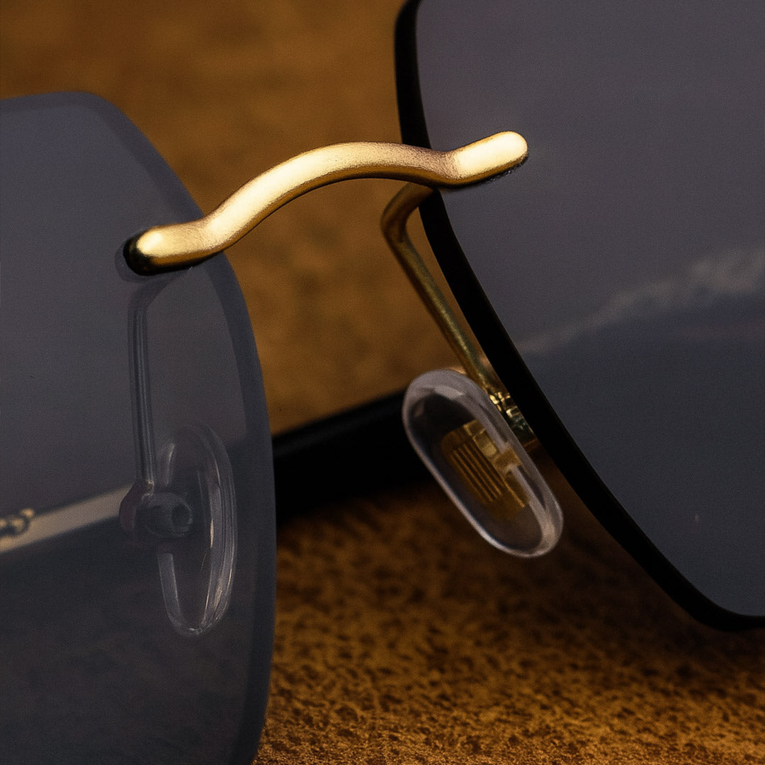 Personalized Luxury Rimless Sunglasses