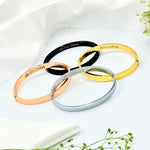 Personalized Lock Bracelet – Engraved Name & Initial Couple Jewelry