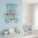 Teddy Shape Baby Monthly Milestone Photo Frame – 18×24”