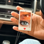 Couple Eye Car Hanger – 2×3" (Custom Eye Photo)