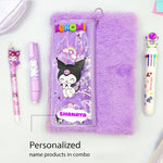 Personalized Kids Fur Kit Diary Combo - Kuromi Theme