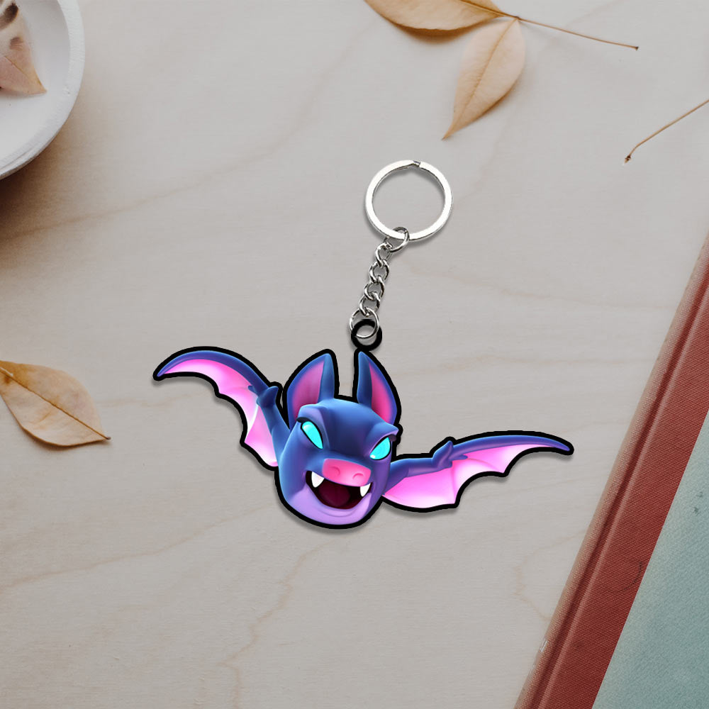 Clash Royale Emotes Keychain | Love Craft Gifts