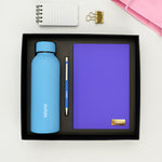 Personalized Corporate Gift Set – Custom Diary, Pen & Bottle Combo in Premium Box | Love Craft Gifts