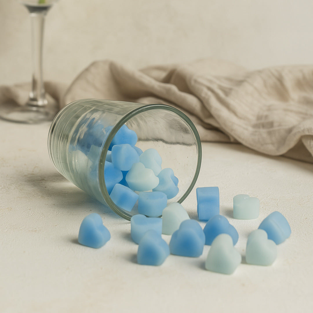 Personalized Heart Bubble Candle in Jar Glass | Love Craft Gifts