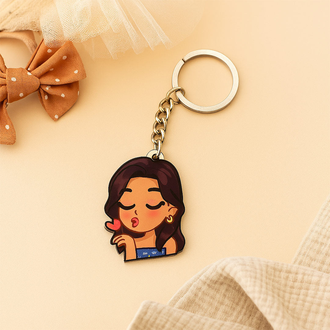 Personalized Emoji Keychain – 12-Piece Combo Set | Love Craft Gifts