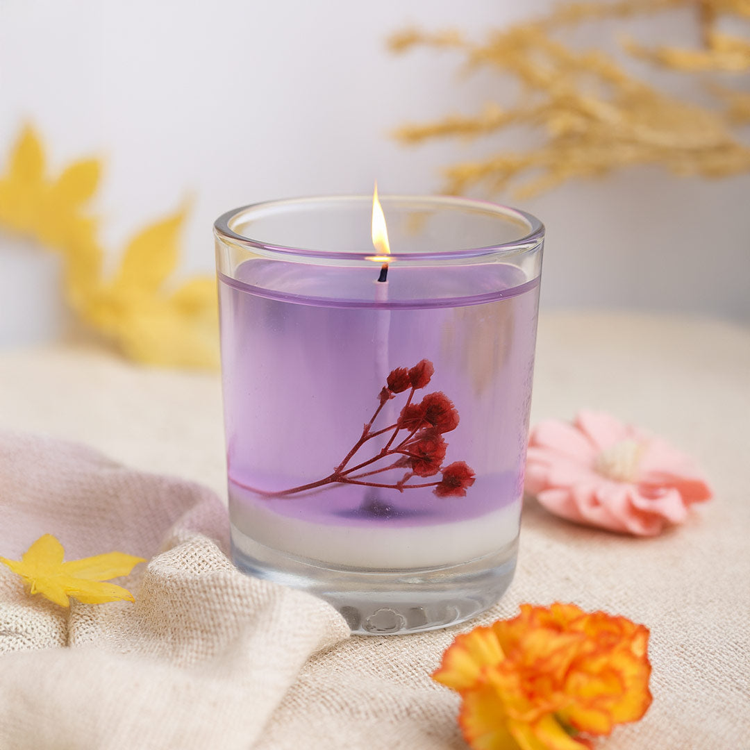 Glass Jar Gel Wax Candle | Love Craft Gifts