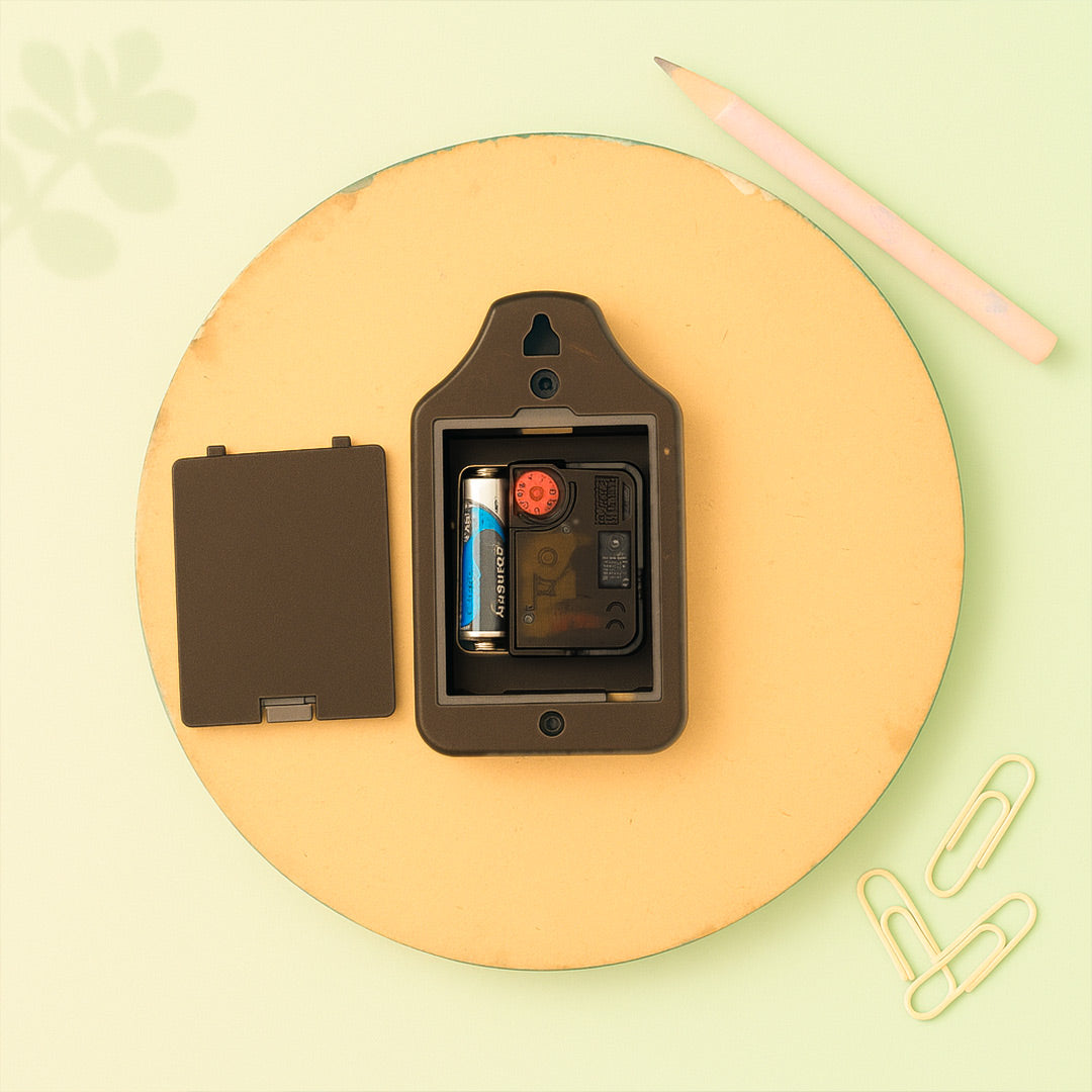 Blue & Gold Resin Wall Clock – Ocean Marble Finish | Love Craft Gifts