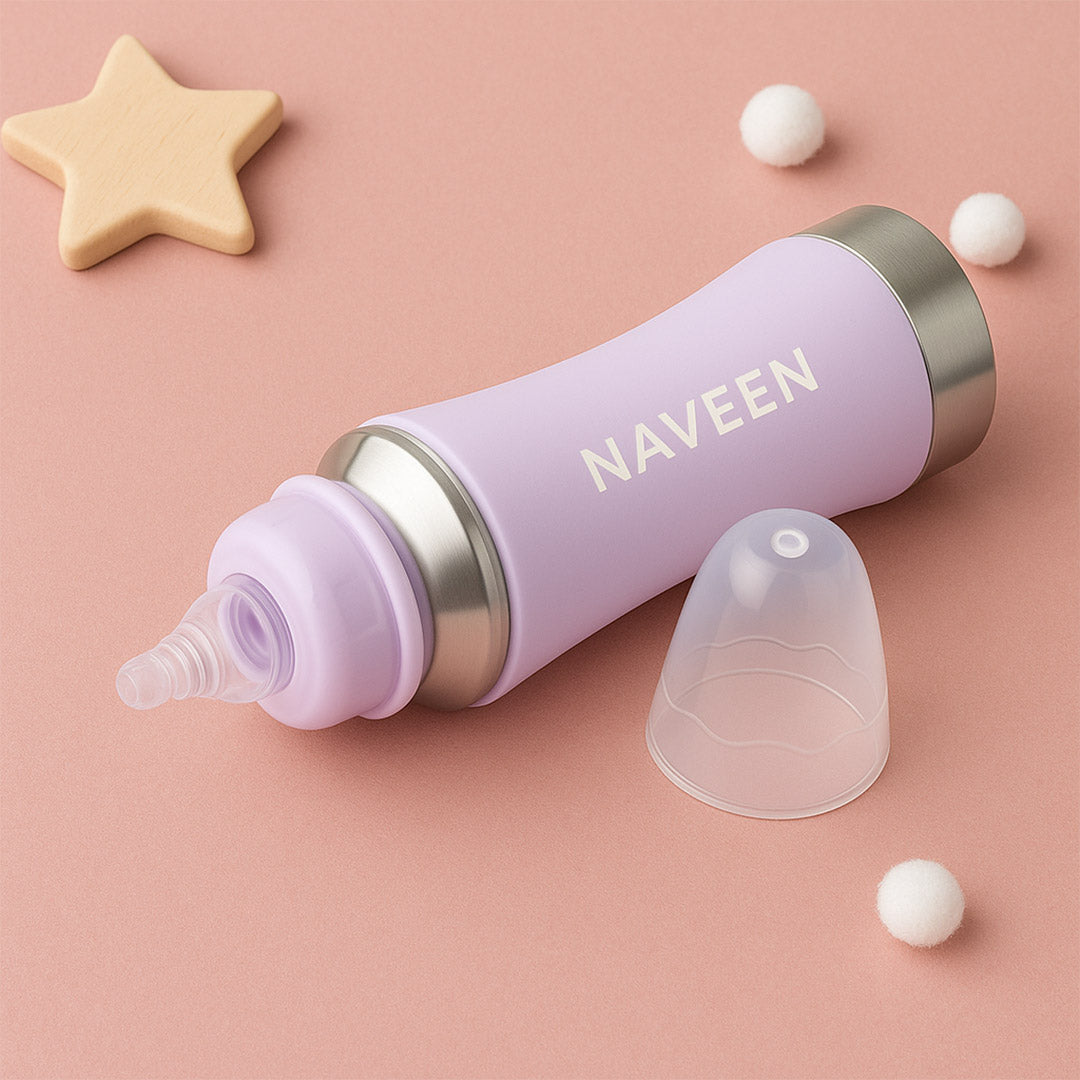 Purple Personalized Baby Bottle – Custom Name | Love Craft Gifts