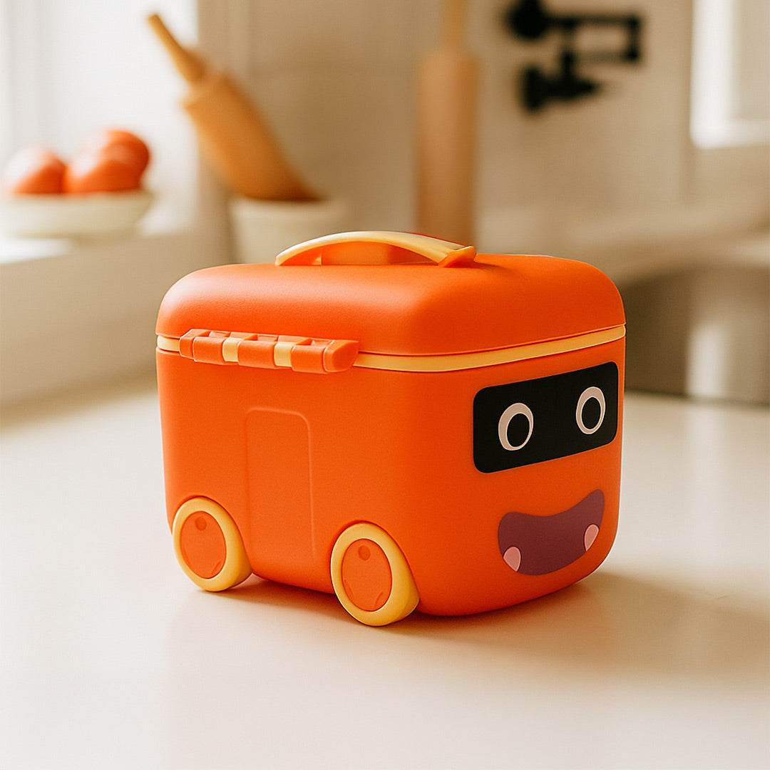 Baby Formula Dispenser, Portable Kids Milk Powder Dispenser Container with Carrying Handle and Scoop | Love Craft Gifts