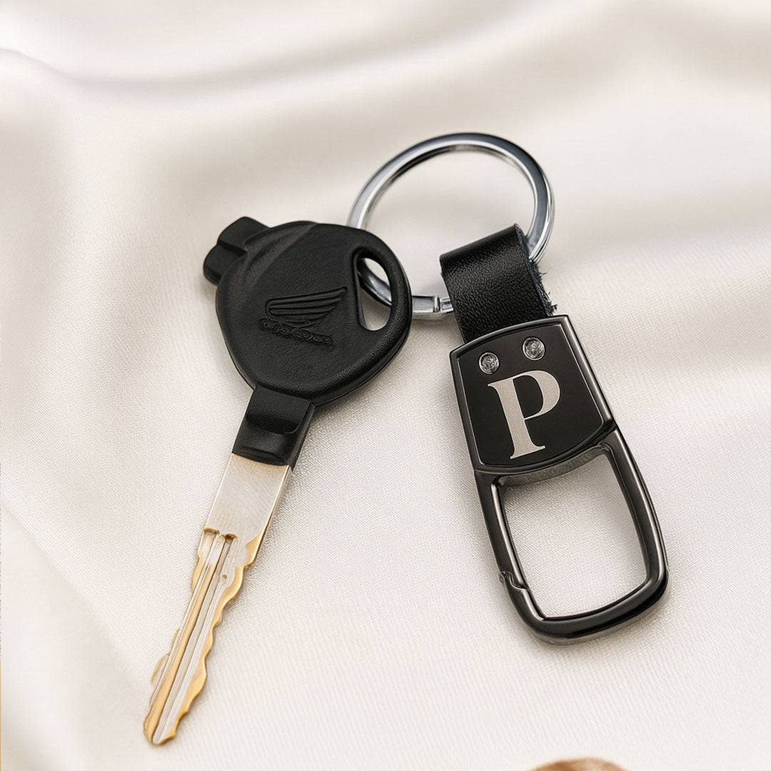 Personalized Premium Initial Keychain | Love Craft Gifts