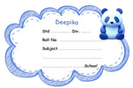 Blue Panda Name Slips