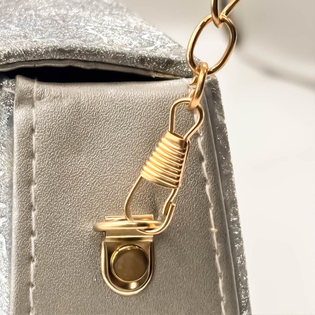 Blue Personalized Sling Bag with Golden Name Tag | Love Craft Gifts