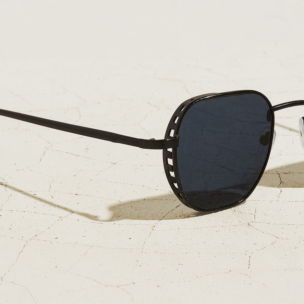 Premium Black Side Shield Sunglasses for Men | Love Craft Gifts