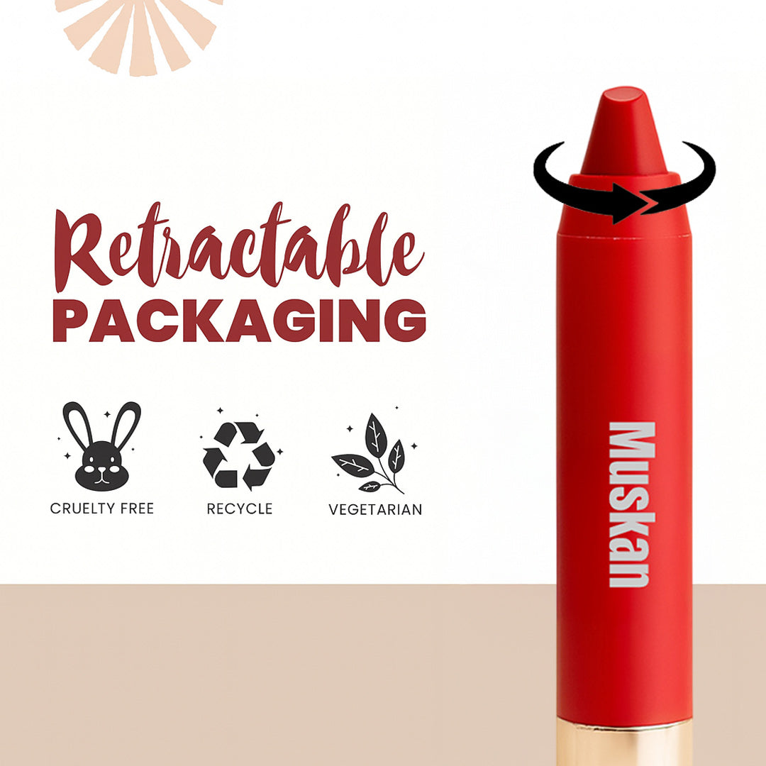 MARS Ultra Matte Lip Crayon | Red Mix | Buttery Glide Finish| Love Craft Gifts