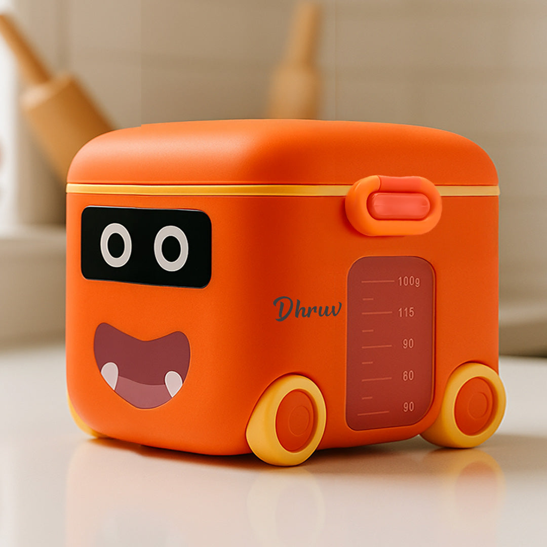 Baby Formula Dispenser, Portable Kids Milk Powder Dispenser Container with Carrying Handle and Scoop | Love Craft Gifts