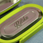 Custom Stainless Steel Tiffin Lunch Box - 650 ml, Green