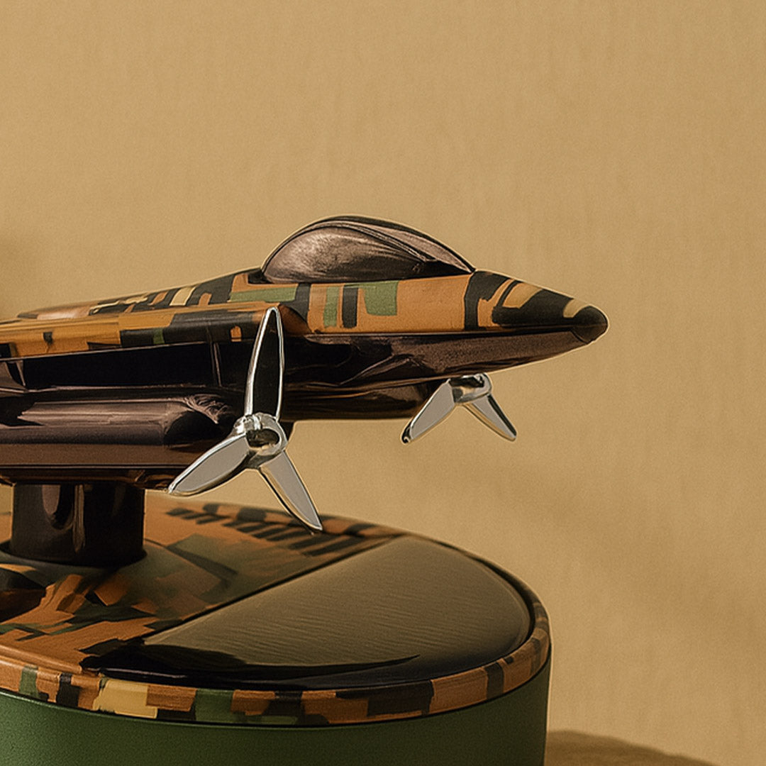 Personalized Fighter Jet Car Perfume – Camouflage Edition