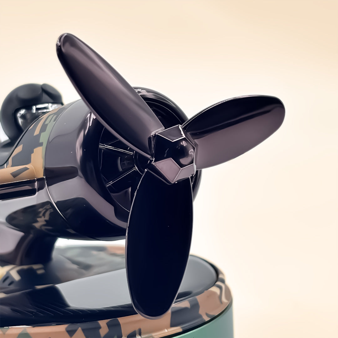 Personalized Propeller Plane Car Perfume – Camouflage Edition | Love Craft Gifts