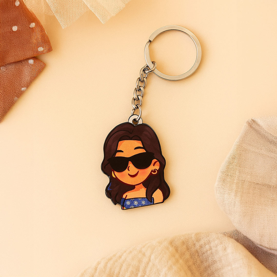 Personalized Emoji Keychain – 12-Piece Combo Set | Love Craft Gifts