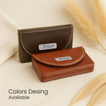 Premium Personalized Leather Card Holder – Elegant Business Card Case | Love Craft Gifts