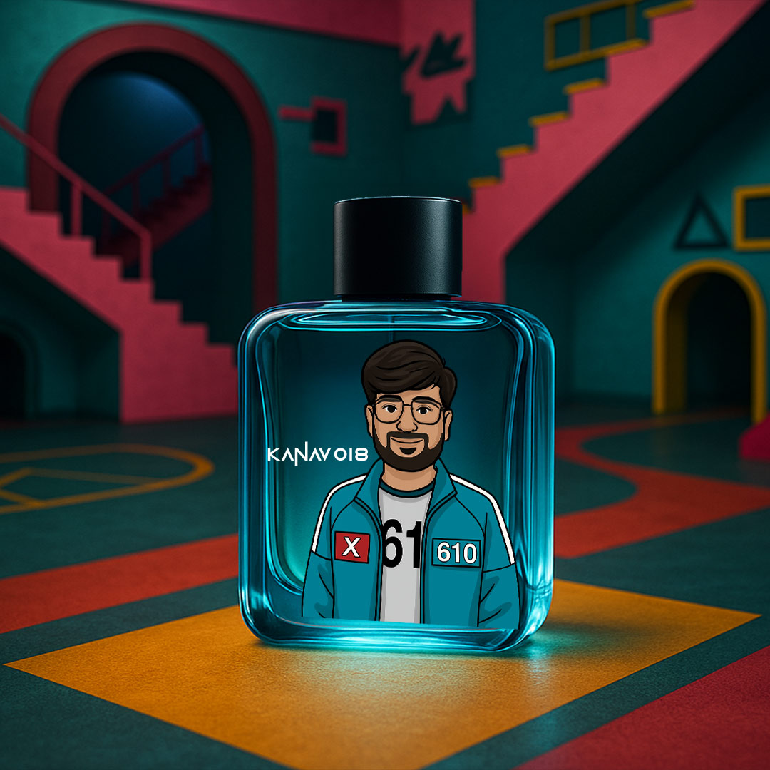 Personalized Squid Game-Inspired Perfume Bottle | Love Craft Gifts