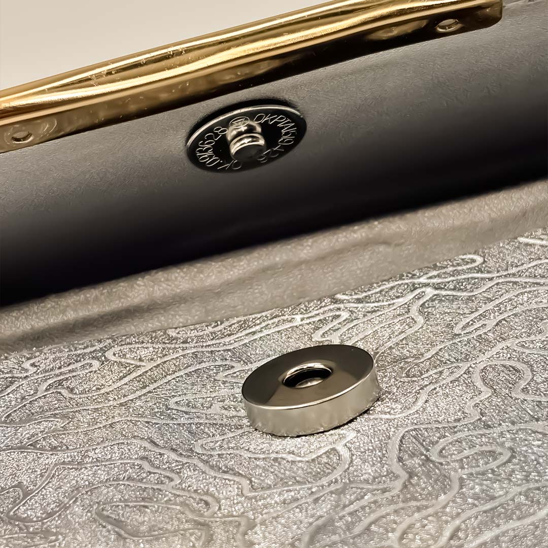 Blue Personalized Sling Bag with Golden Name Tag | Love Craft Gifts