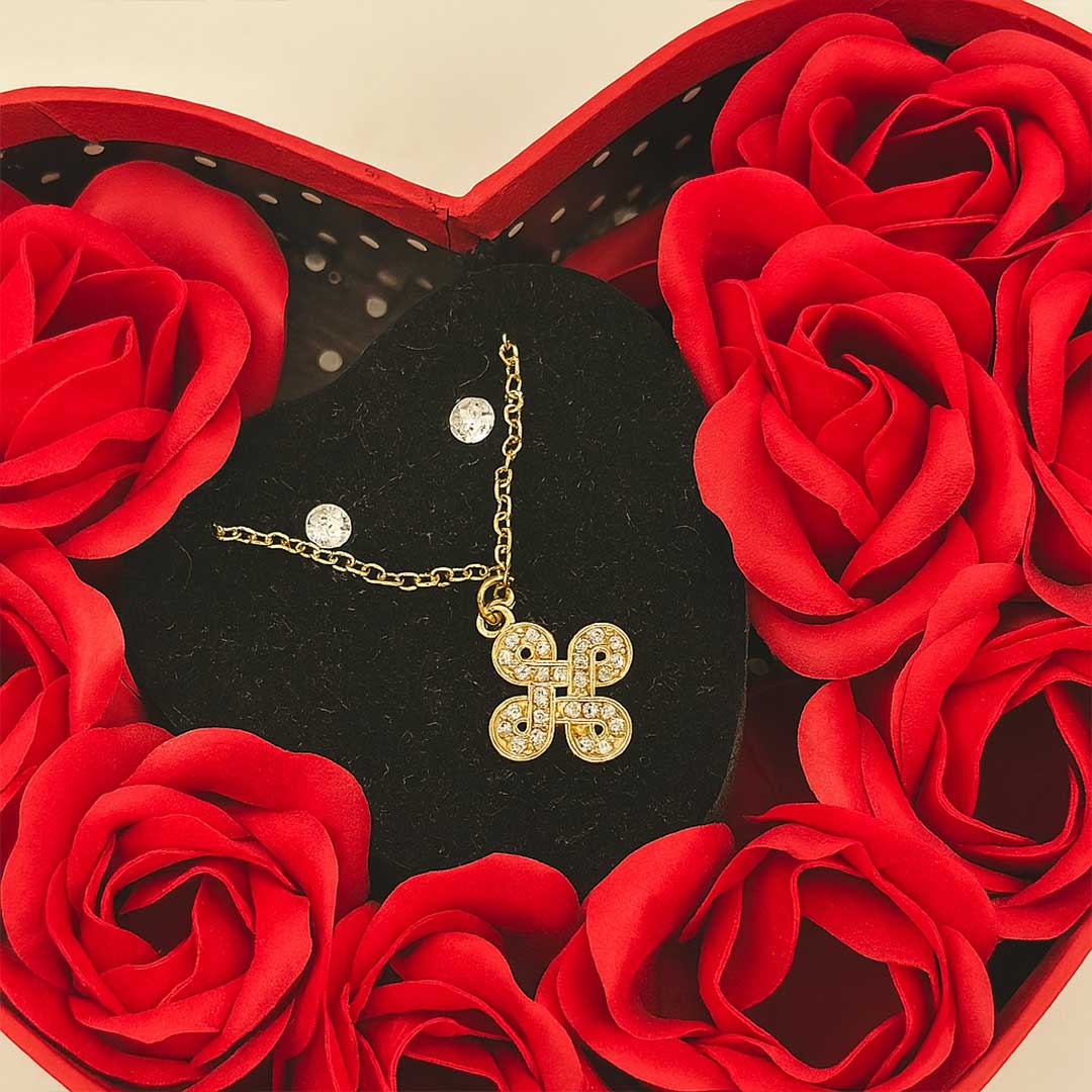 Personalized Heart Rose Box with Jewelry | Love Craft Gifts