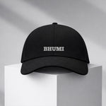 Personalized Name Printed Black Cap for Women – Custom Text Adjustable Baseball Hat | Love Craft Gifts