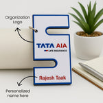 Personalized Dual-Use Keychain & Phone Stand – Custom Name & Logo Acrylic Gift | Love Craft Gifts