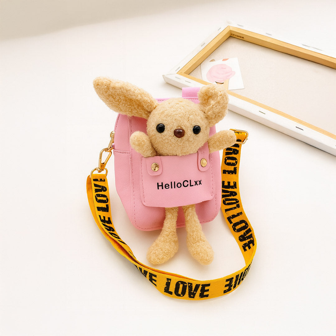 Personalized Bunny Plush Sling Bag | Love Craft Gifts
