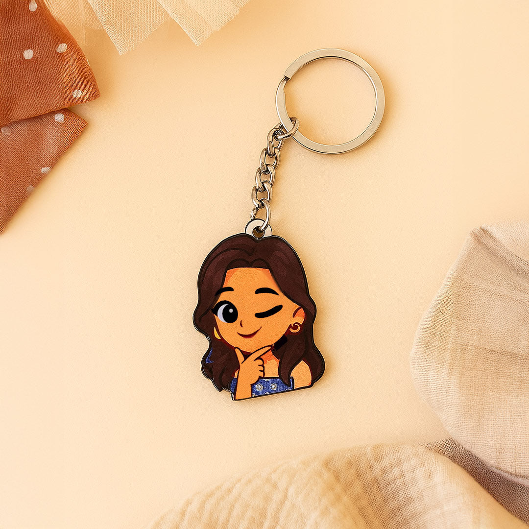 Personalized Emoji Keychain – 12-Piece Combo Set | Love Craft Gifts