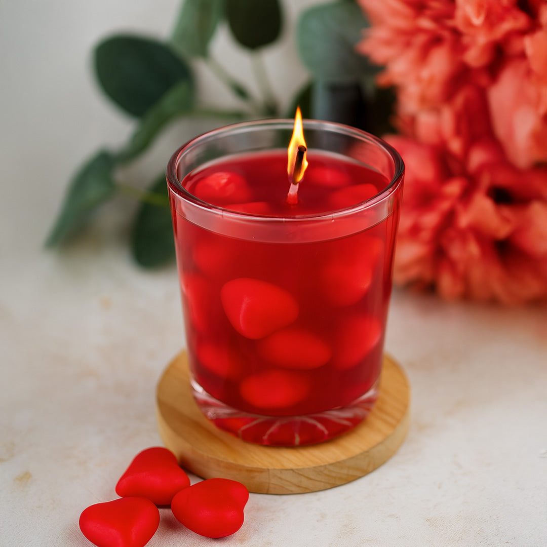 Glass Jar Gel Wax Candle | Love Craft Gifts