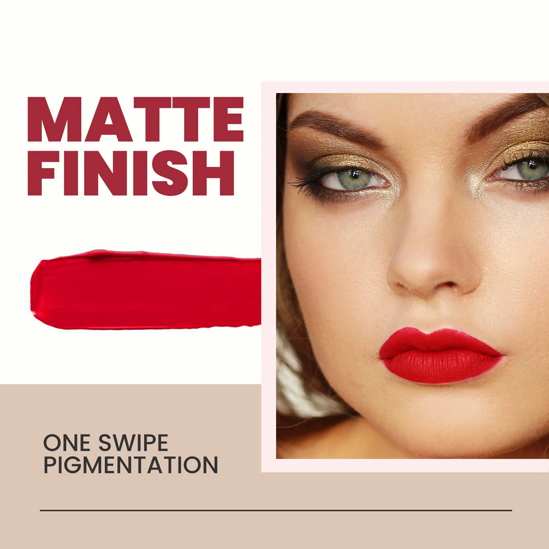 MARS Ultra Matte Lip Crayon | Red Mix | Buttery Glide Finish| Love Craft Gifts