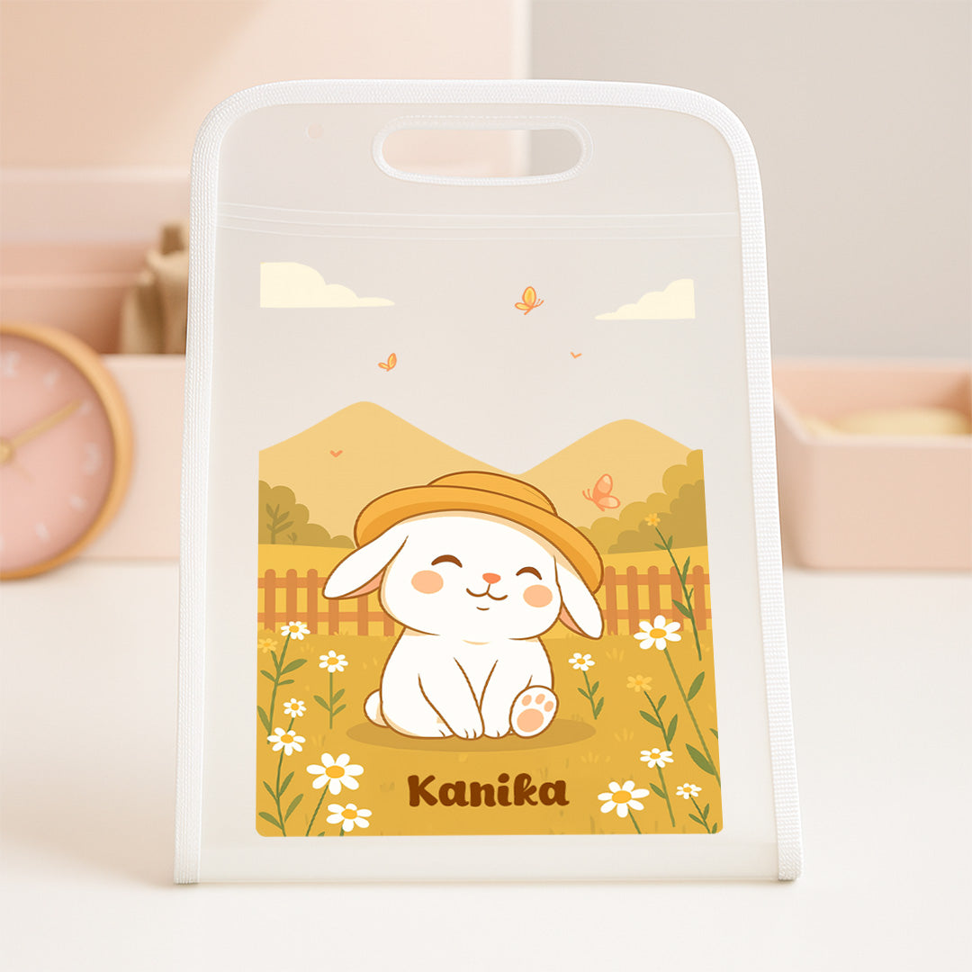 Personalized A4 File Folder with Floral Design – 13-Pocket Expandable Document Organizer | Love Craft Gifts