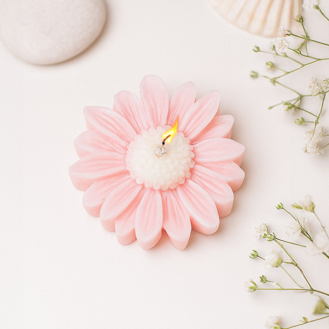 Flower Blossom Aromatic Soy Wax Candle – Set of 5 | Love Craft Gifts