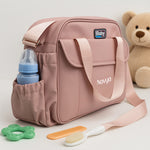 Personalized Baby Essentials Organizer Bag – Pink | Love Craft Gifts