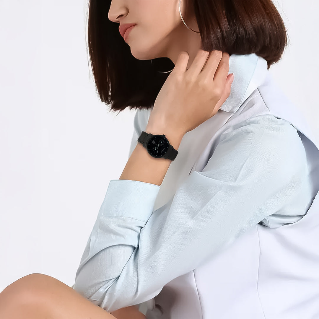 Fastrack Black Dial Watch with Personalized Gift Box | Love Craft Gifts