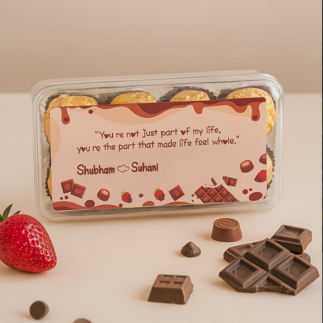 Personalized Ferrero Rocher Chocolate Gift Box – 16 Pieces | Love Craft Gifts