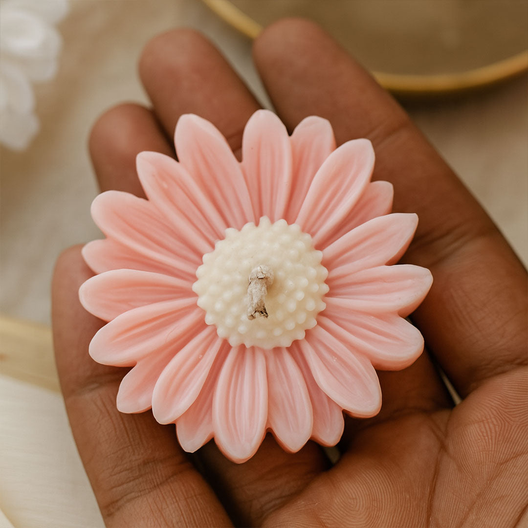 Flower Blossom Aromatic Soy Wax Candle – Set of 5 | Love Craft Gifts