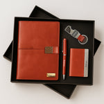 Personalized Premium Office Gift Set – Custom Diary, Pen, Card Holder & Keychain Combo | Love Craft Gifts